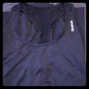 Reebok tank with mesh racerback